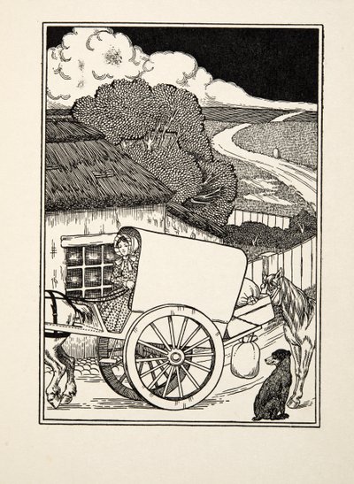 A Carriers Dog, fra A Hundred Anecdotes of Animals, pub. 1924 af Percy J. Billingshurst