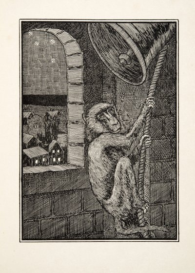 A False Alarm, fra A Hundred Anecdotes of Animals, pub. 1924 af Percy J. Billingshurst