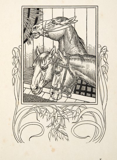 Assisting the Aged, fra A Hundred Anecdotes of Animals, pub. 1924 af Percy J. Billingshurst