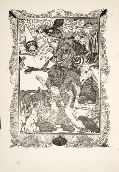 Frontispice, fra A Hundred Anecdotes of Animals, pub. 1924 af Percy J. Billingshurst