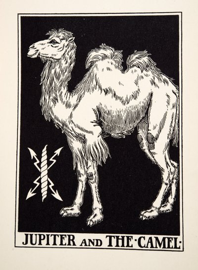 Jupiter and the Camel, fra A Hundred Fables of Aesop, pub.1903 af Percy J. Billingshurst