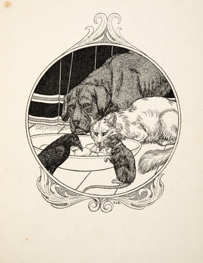 Odd Fraternity, fra A Hundred Anecdotes of Animals, pub. 1924 af Percy J. Billingshurst