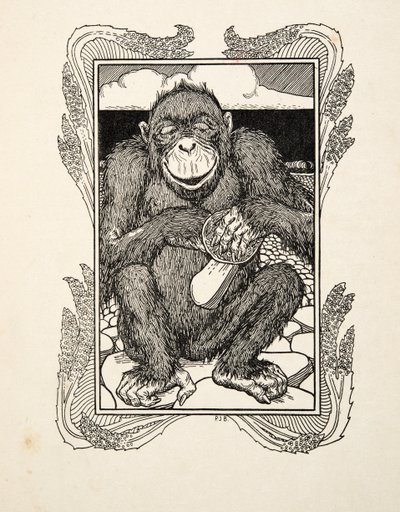 Oyster Opening, fra A Hundred Anecdotes of Animals, pub. 1924 af Percy J. Billingshurst