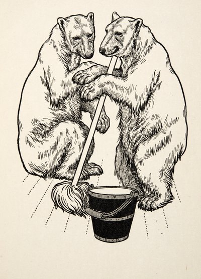 The Bear Cubs, fra A Hundred Anecdotes of Animals, pub. 1924 af Percy J. Billingshurst