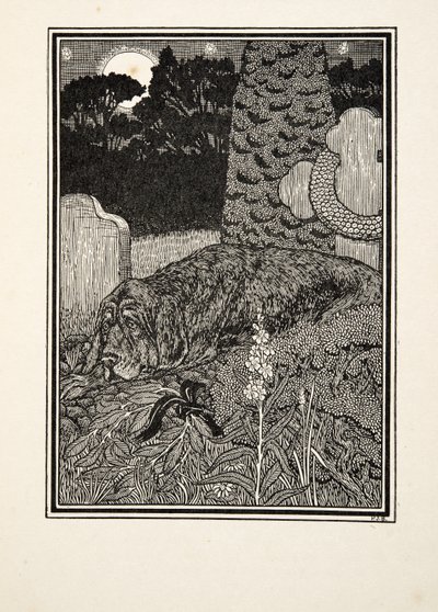 The Dog of Montargis, fra A Hundred Anecdotes of Animals, pub. 1924 af Percy J. Billingshurst