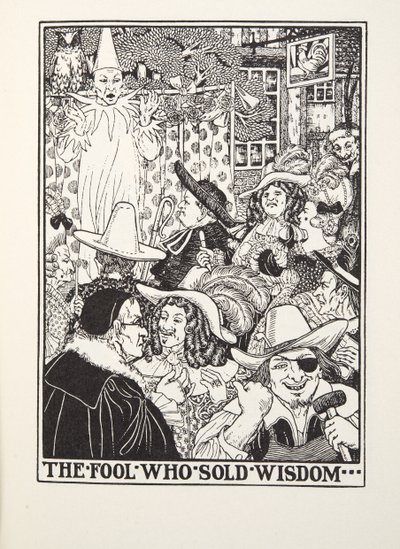 The Fool Who Sold Wisdom, fra Fontaine Fables, pub. 1905 (gravering) af Percy J. Billingshurst
