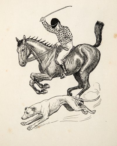 The Horse and Greyhound, fra A Hundred Anecdotes of Animals, pub. 1924 af Percy J. Billingshurst