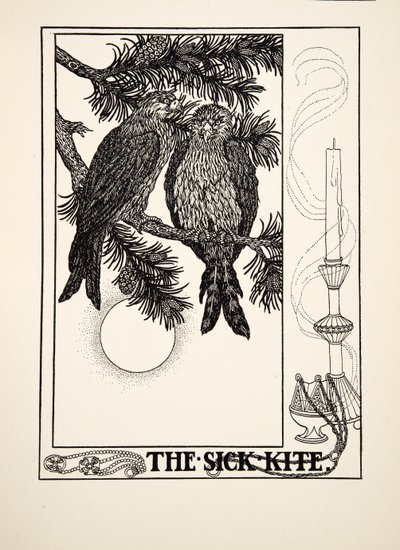 The Sick Kite, fra A Hundred Fables of Aesop, pub.1903 af Percy J. Billingshurst