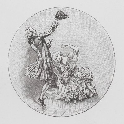 Dans (litho) af Percy Macquoid