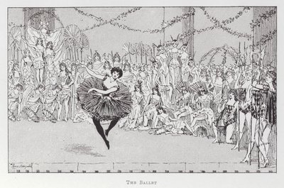 Dans: Balletten (litho) af Percy Macquoid