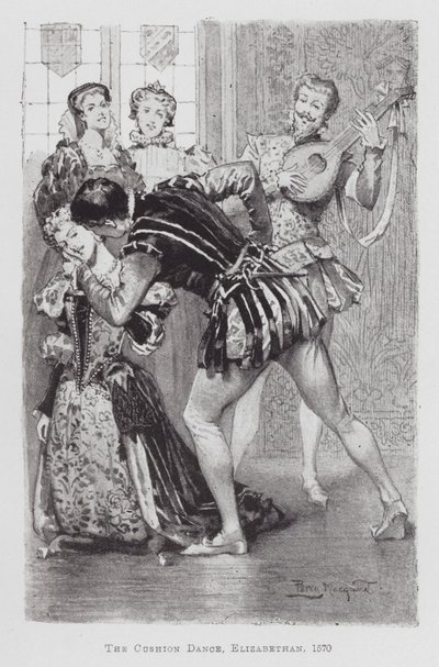Dans: The Cushion Dance, Elizabethan af Percy Macquoid