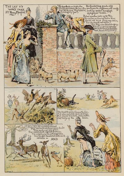 The Lay of Wiry Jane, af Percy Macquoid (chromolitho) af Percy Macquoid