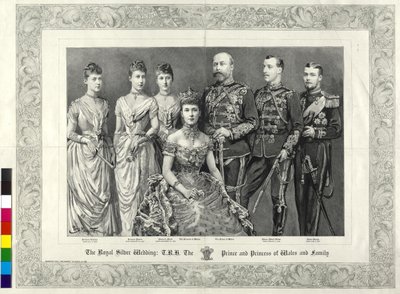 Den senere konge af England Britisk kongefamilie 1888 af Percy Macquoid