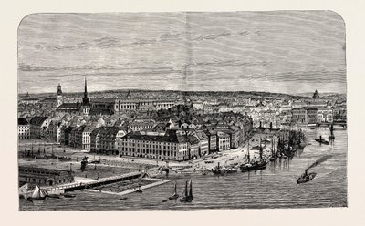 Stockholm, Sverige (kobberstik) af Percy William Justyne