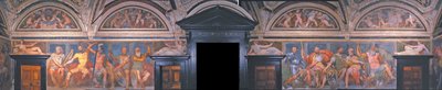 Heltenes Loggia. Detalje. Villa del Principe, ca 1530 af Perino del Vaga