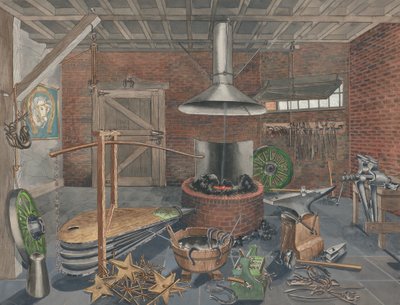 Smedeforretning, 19351942. af Perkins Harnly