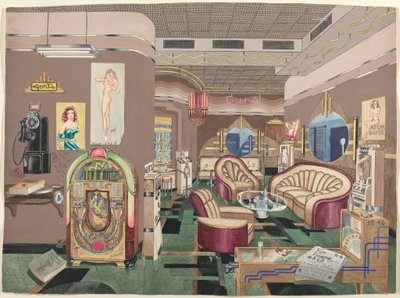 Cocktail Lounge, 1946 af Perkins Harnly