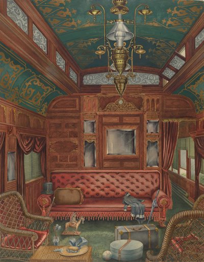 Pullman Coach, ca. 1940. af Perkins Harnly