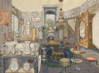 Værelse Hus Senge-Stue, 19351942. af Perkins Harnly