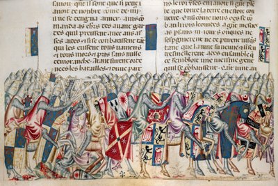 Royal 20 D. I f.221v Expedition of Xerces, illustration fra 
