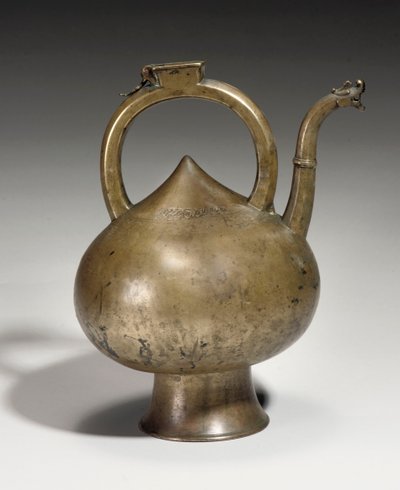 En safavidisk messing æwer, Iran, 1600-tallet af Persian School