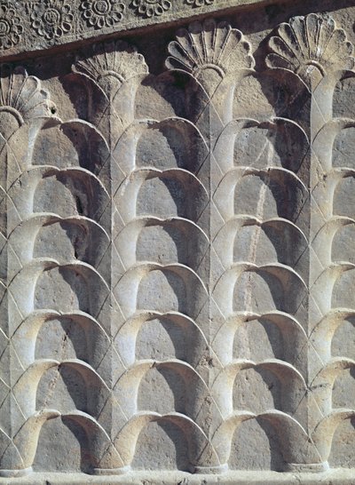 Dekorativt relief fra den østlige trappe af Apadana (Audience Hall) Achaemenian periode, 550-330 f.Kr. af Persian School