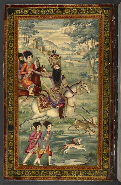 IO Islamic 3558 Portræt af Fath-Ali Shah Qajar, 