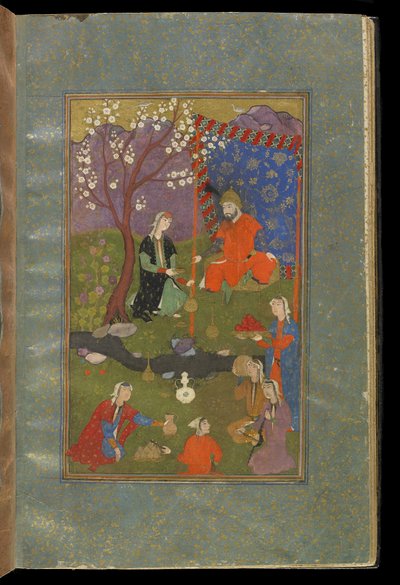 Jamshid i Khurshid, ca. 1600 af Persian School