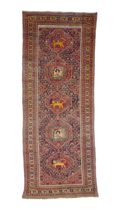 Senneh galleritæppe, Vestpersien, 1837 af Persian School