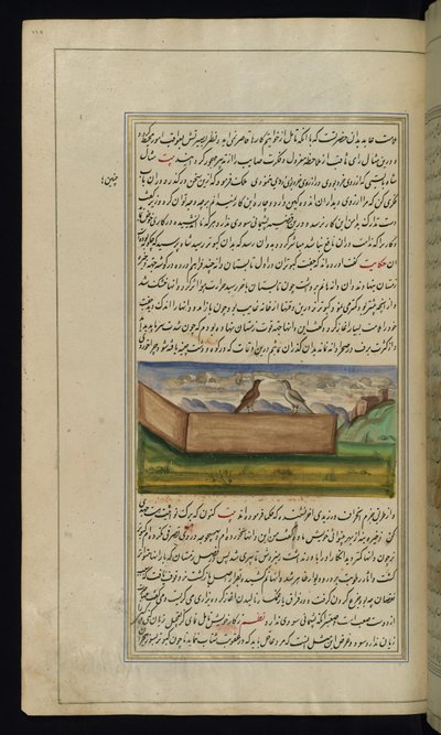To duer og en forsyning af korn fra Lights of Canopus af Persian School