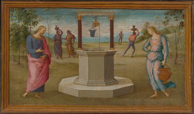Kristus og kvinden fra Samaria af Perugino