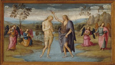 Kristi dåb, 150005. af Perugino