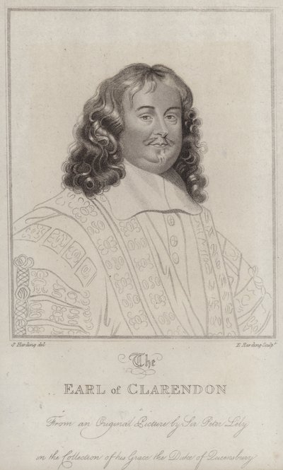 Edward Hyde af Peter (after) Lely