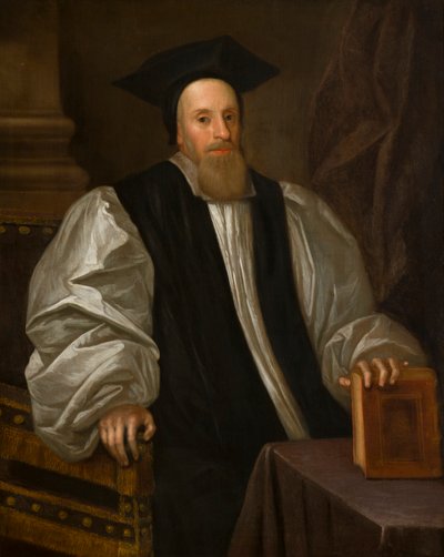 Portræt af John Bridgeman, biskop af Chester (1577-1652), ca. 1638-52 (olie på lærred) af Peter (attr.to) Lely