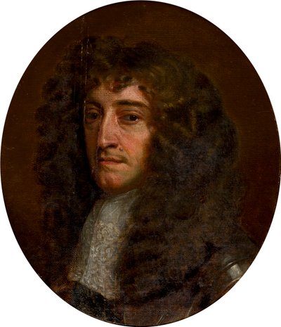 Portræt af prins Rupert af Rhinen (1619-1682), ca. 1618-80 (olie på bord) af Peter (follower of) Lely