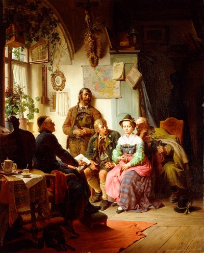 Ægteskabsinstruktionerne, 1866 af Peter Baumgartner