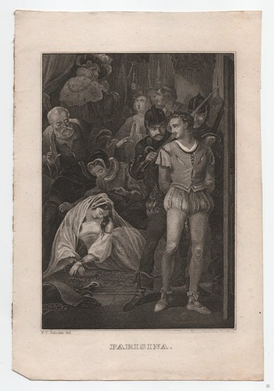 Parisina, ca. 1850 (kobberstik) af Peter Carl Geissler