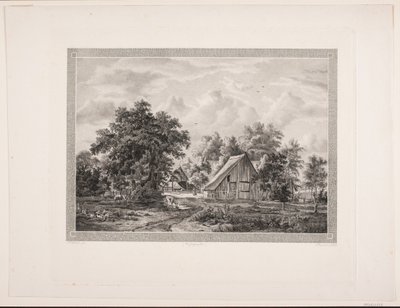 En bondegård af Peter Christian Schøler