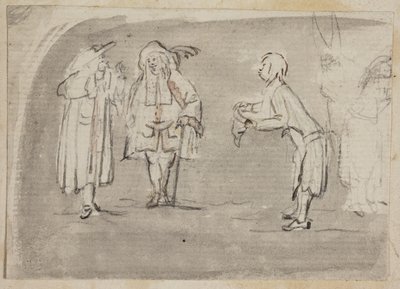 Scener fra Ludvig Holbergs "Maskerade" af Peter Cramer
