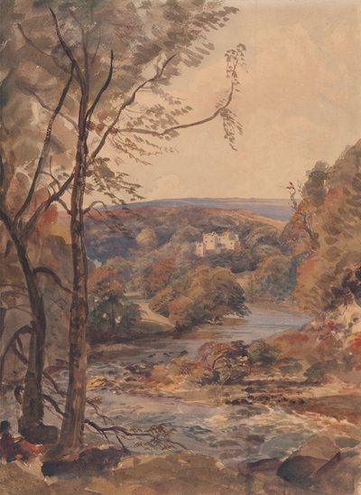 Barden Tower, Yorkshire af Peter DeWint