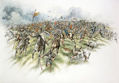 Slaget ved Hastings, 1066 c1990-2010 af Peter Dunn