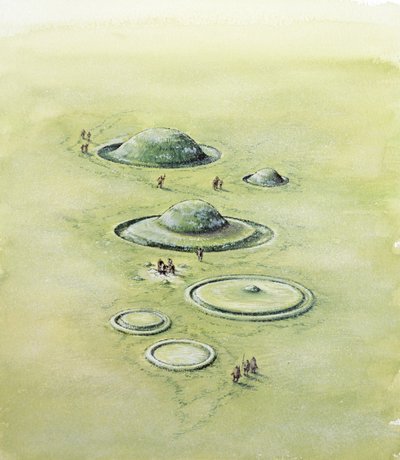 Bronzealderbørtyper, bronzealder, c1990-2010 af Peter Dunn