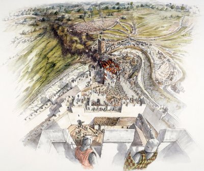 Dover Castle belejring, 1216, c1990-2010 af Peter Dunn