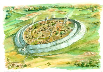 Old Sarum, jernalder, c1990-2010 af Peter Dunn