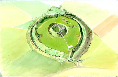 Gamle Sarum, c2010 af Peter Dunn