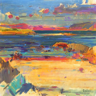 Iona til Mull, 2012 af Peter Graham (Contemporary)