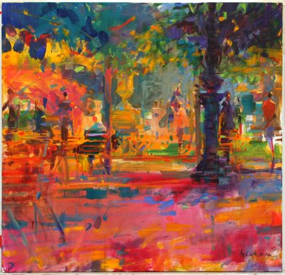 Haveterrasse af Peter Graham (Contemporary)