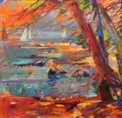 Lerins øer af Peter Graham (Contemporary)