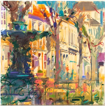 Montreuil-sur-Mer af Peter Graham (Contemporary)