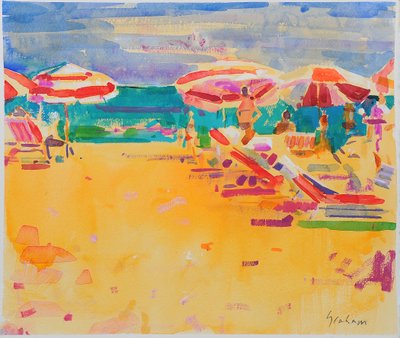 Ocean Beach af Peter Graham (Contemporary)